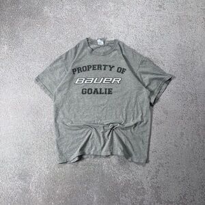Vintage Y2K Bauer Hockey grey T-Shirt